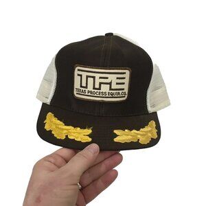 Vintage Reynolds TPE Texas Process Equip Mesh Trucker Hat Snapback Cap Patch